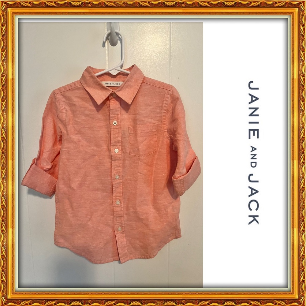 NWT | Jack and Janie Linen Collared Button Down Shirt!!